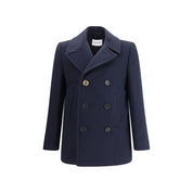 Blue Wool Coat
