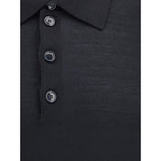 Black Fleece Wool Sweatshirt