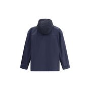 Blue Polyester Shell Jacket