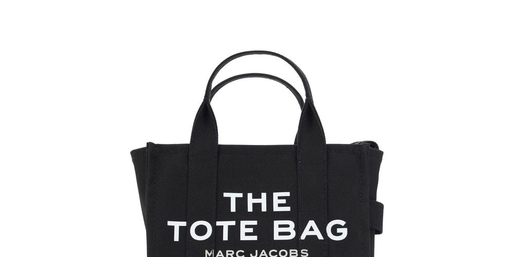 Marc Jacobs Black Cotton Tote Handbag