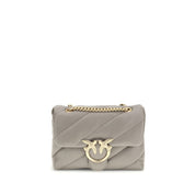 Gray Calf Leather Bos Taurus Shoulder Bag