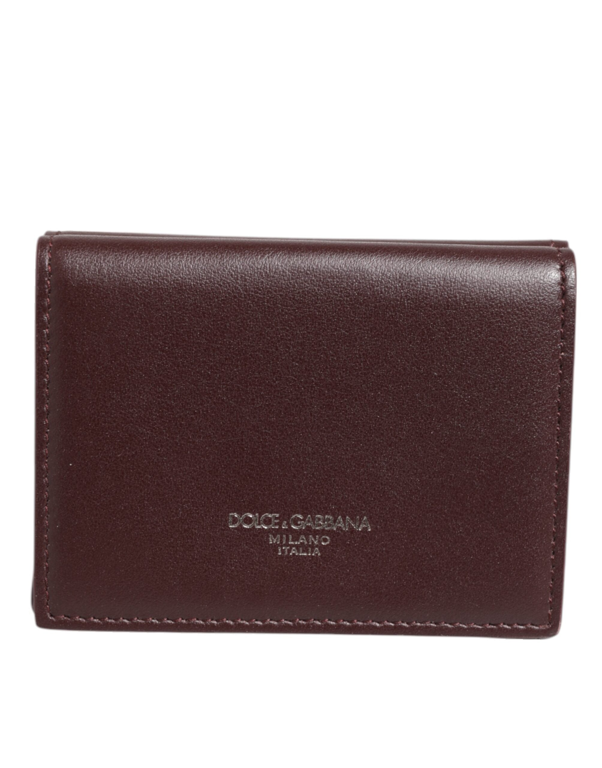 Dolce & Gabbana Dark Brown Leather Card Holder