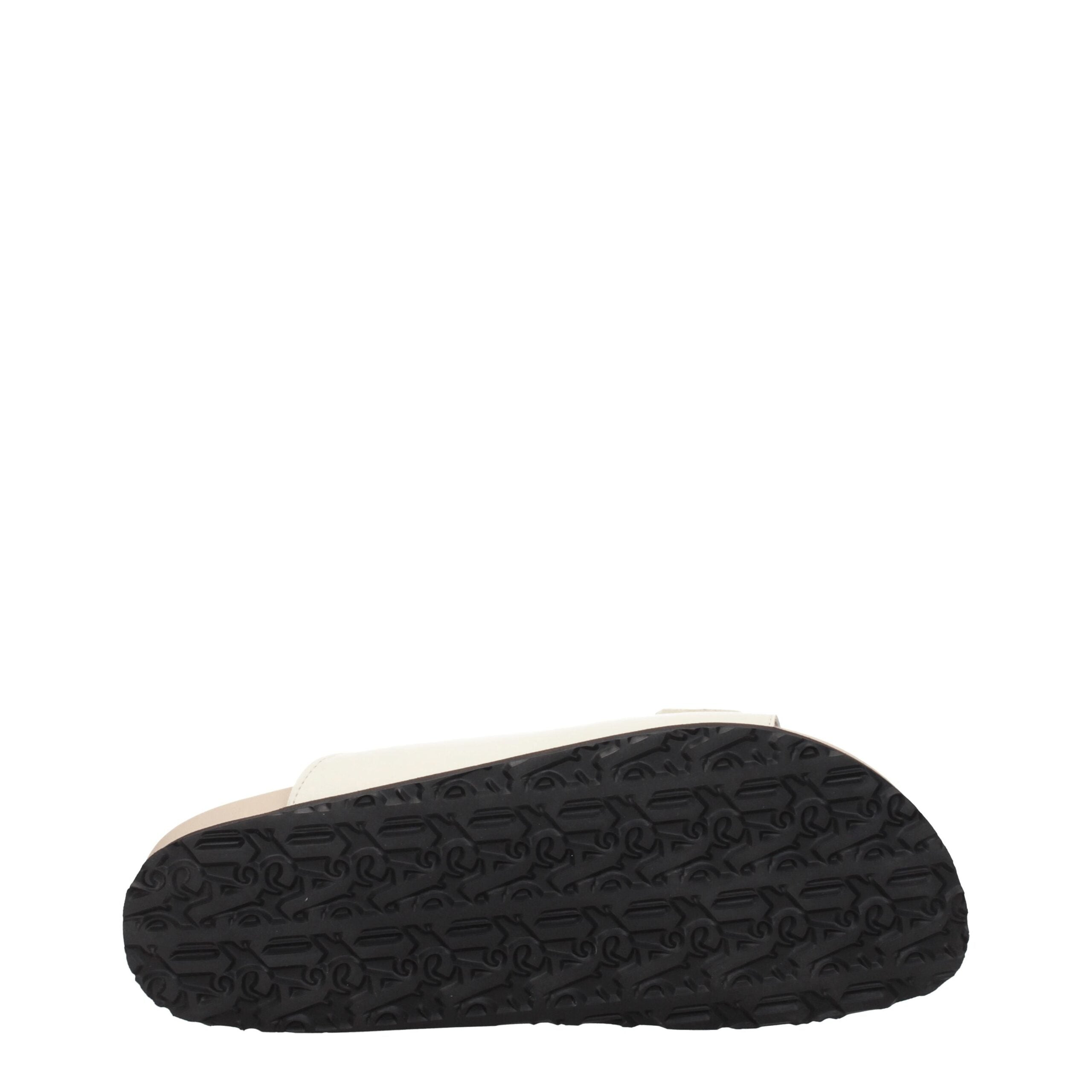 Beige Leather Slippers