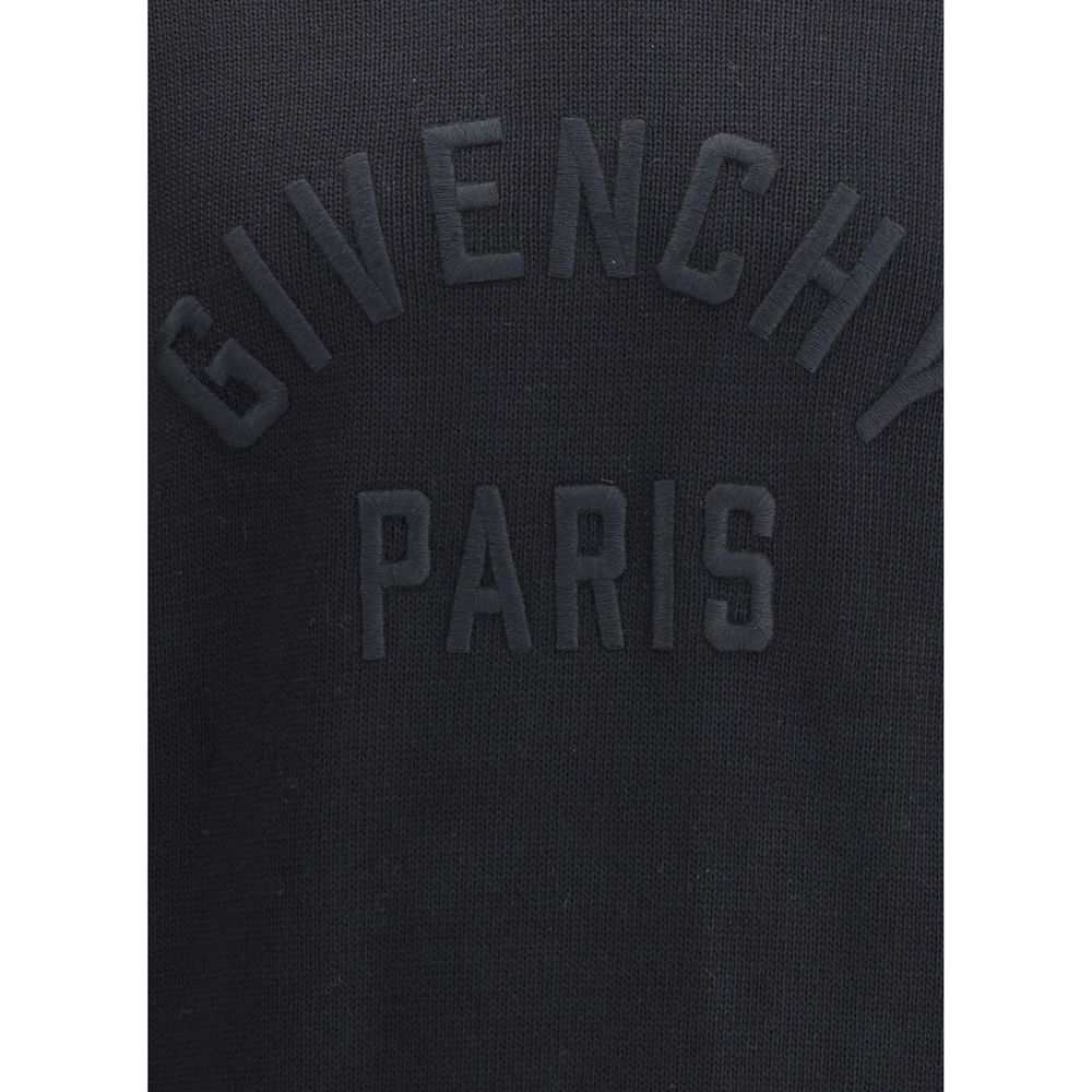 Black Cotton Sweatshirt