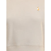 Beige Cotton Sweatshirt