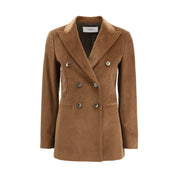 Double-breasted corduroy Blazer