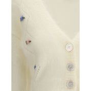 Mohair Cardigan with embroidery