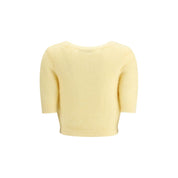 Short sleeve mohair Sweater