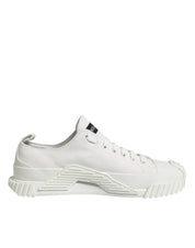 White Logo Graffiti Low Top Sneakers Shoes