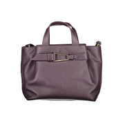 Coccinelle Malory Purple Leather Handbag