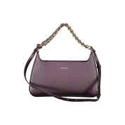 Coccinelle Purple Leather Handbag