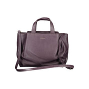 Coccinelle Malory Purple Leather Handbag