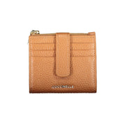 Coccinelle Brown Leather Metallic Soft Wallet