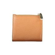 Coccinelle Brown Leather Metallic Soft Wallet