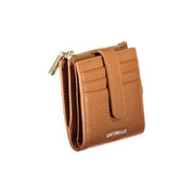 Coccinelle Brown Leather Metallic Soft Wallet