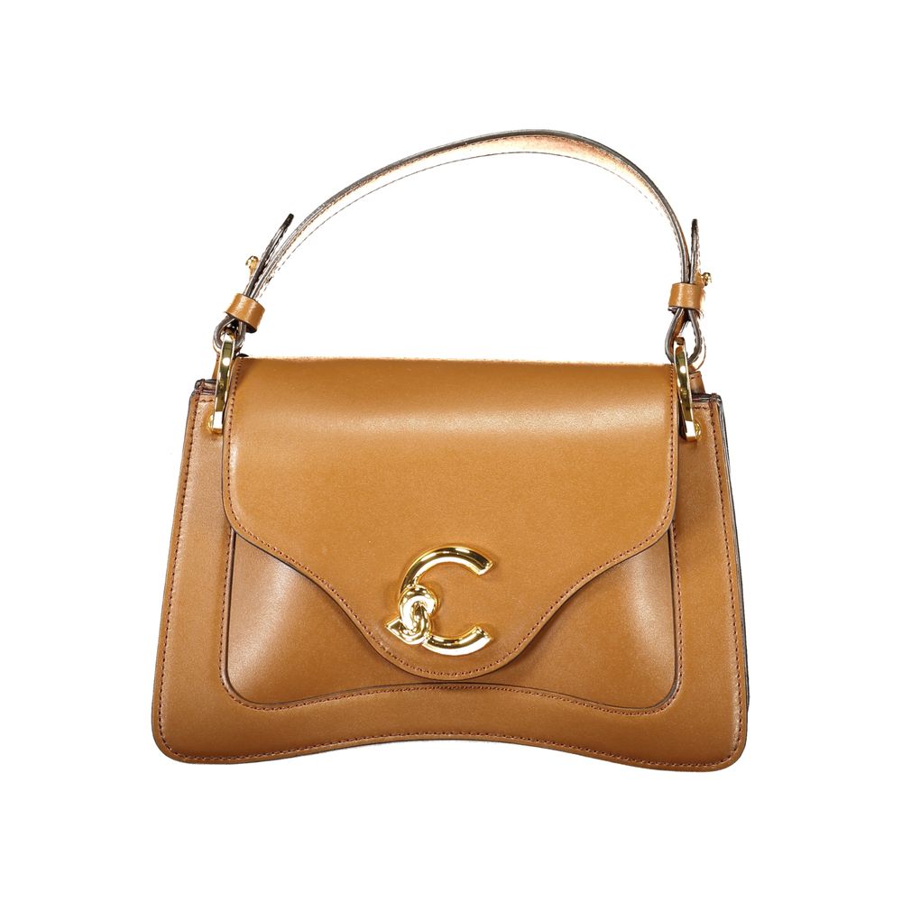 Coccinelle Brown Calf Leather Handbag