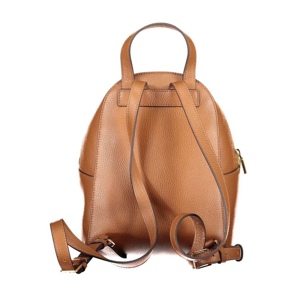 Coccinelle Marrone Leather Backpack