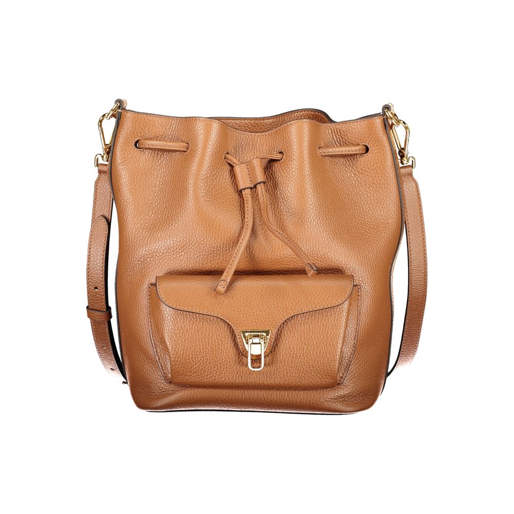 Coccinelle Brown Leather Bucket Bag