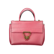 Coccinelle Purple Leather Handbag