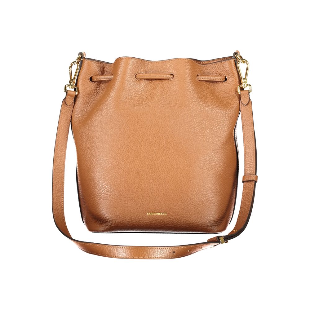 Coccinelle Brown Leather Bucket Bag