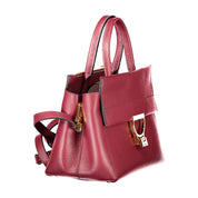 Coccinelle Purple Leather Handbag