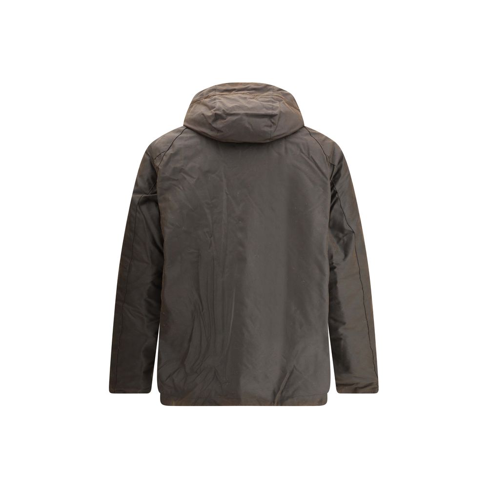 Brown Cotton Rain Coat