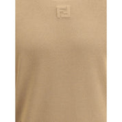 Beige Fleece Wool Sweatshirt