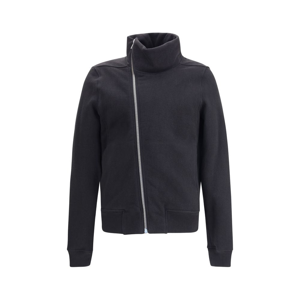 Black Cotton Full-Length Jacket