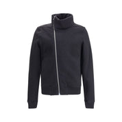 Black Cotton Full-Length Jacket