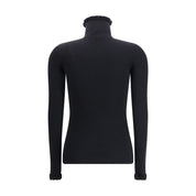 Wool Sweater with ruffled collar