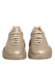 Gold Leather Daymaster Women Sneaker Shoes
