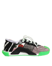 Multicor DG Logo Leopard Cherry Sneaker Shoes