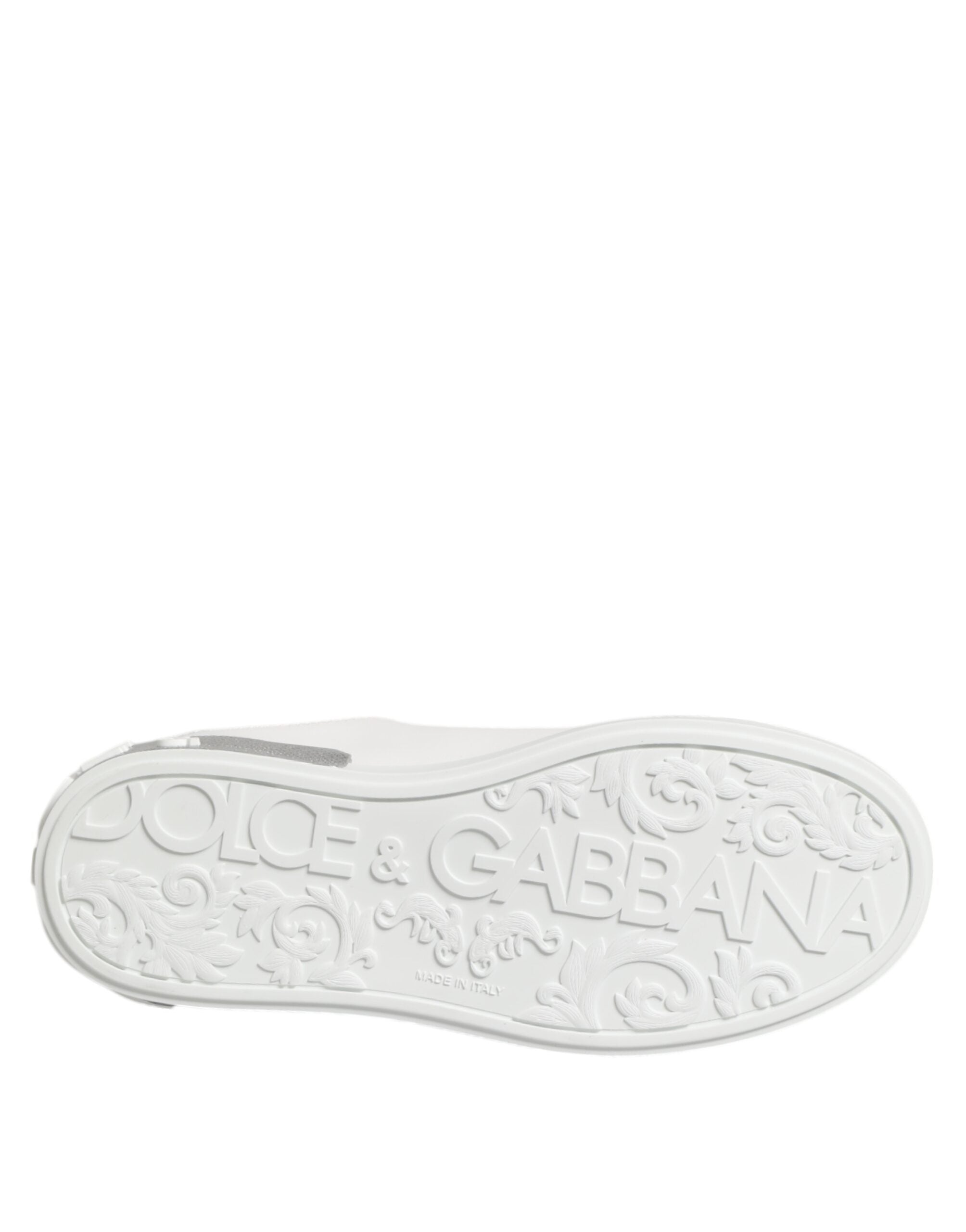 White Purple Leather Low Top Sneakers Shoes
