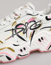 Multicolor Hand Painted DAYMASTER Sneaker Shoes