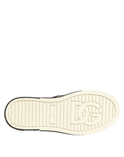Dolce & Gabbana Pink Quilted Nylon Slip-On Sneakers