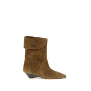 Brown Calf Leather Flat Boots - Isabel Marant