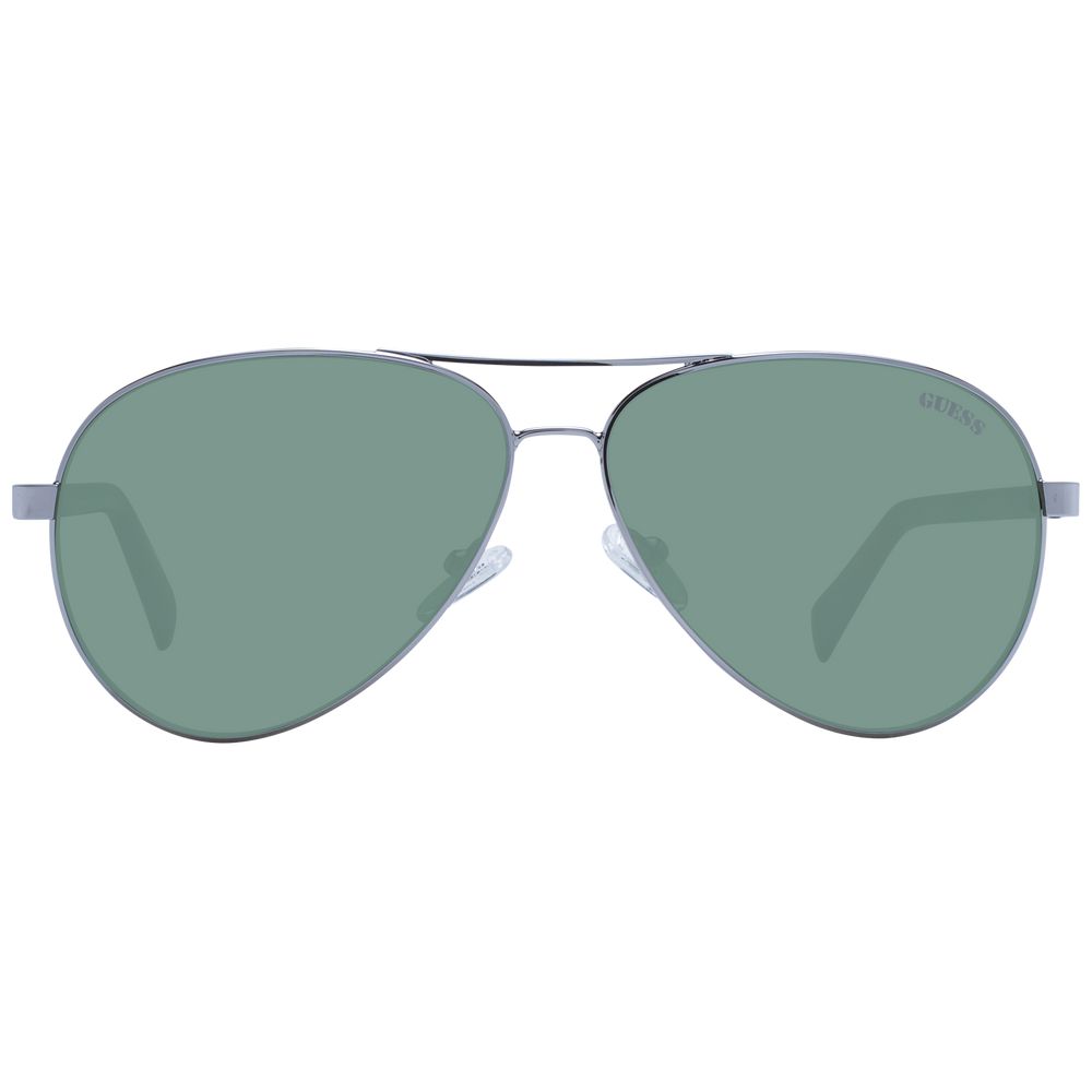 Guess Gunmetal Metal Sunglasses