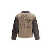 Wool and leather college Jacket