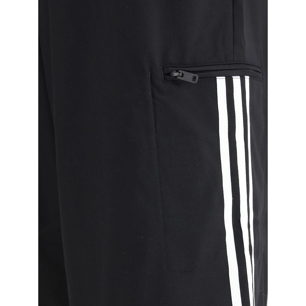 Black Wool Casual Pants