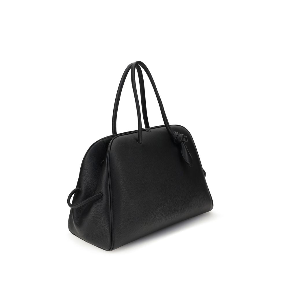 Jacquemus Black Calf Leather Travel Bag