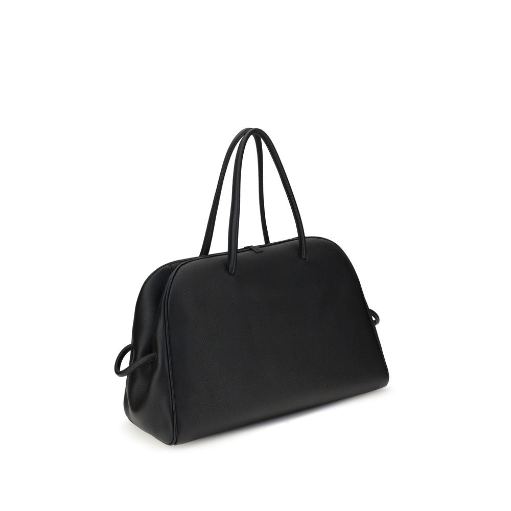 Jacquemus Black Calf Leather Travel Bag