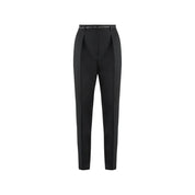 Black Elastane Dress Pants