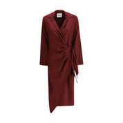 Como Dress in crêpe de chine