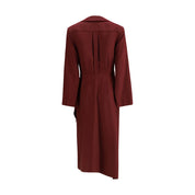 Como Dress in crêpe de chine