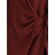 Como Dress in crêpe de chine