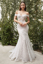 Jolie Gown Off Shoulder Lace Bridal Mermaid