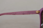 DG4251 Rosa guld, helram, rektangulära solglasögon