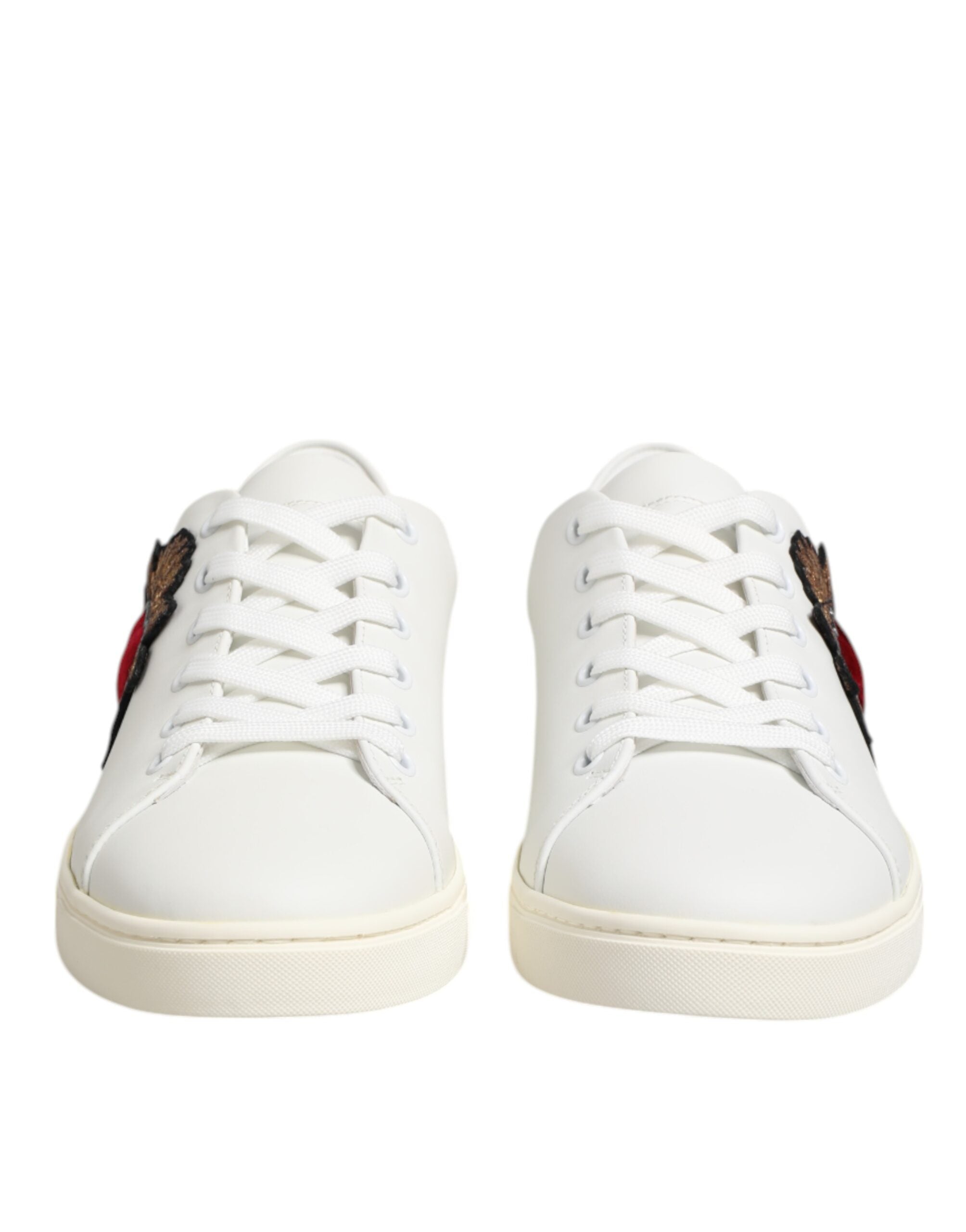 Dolce & Gabbana White Calf Leather Low top sneakers