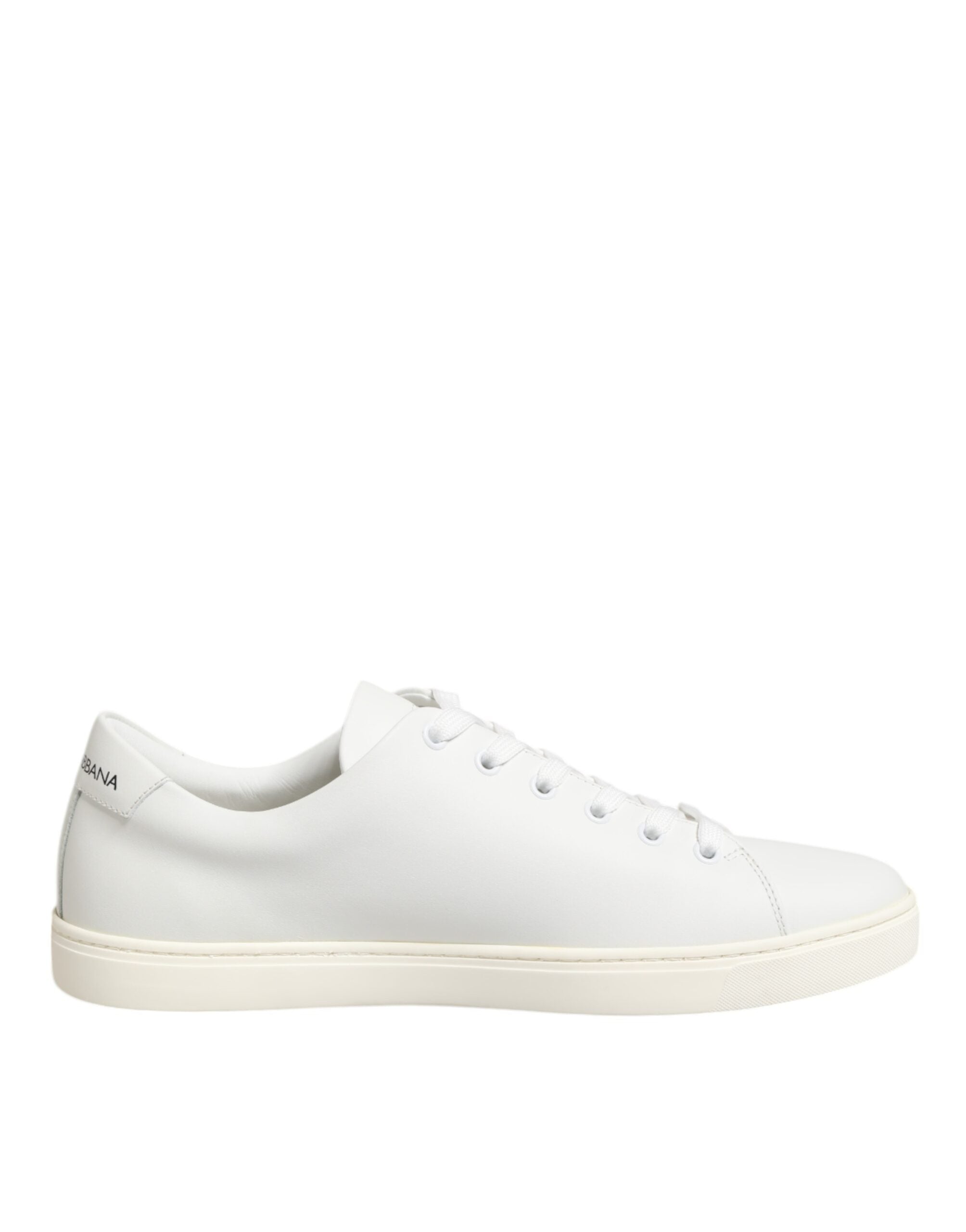 Dolce & Gabbana White Calf Leather Low top sneakers
