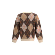 Brown Polyamide Sweatshirt